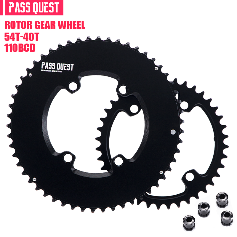 ROTOR 110BCD 2X Sprocket AERO crankshaft set Road bike Gravel bike