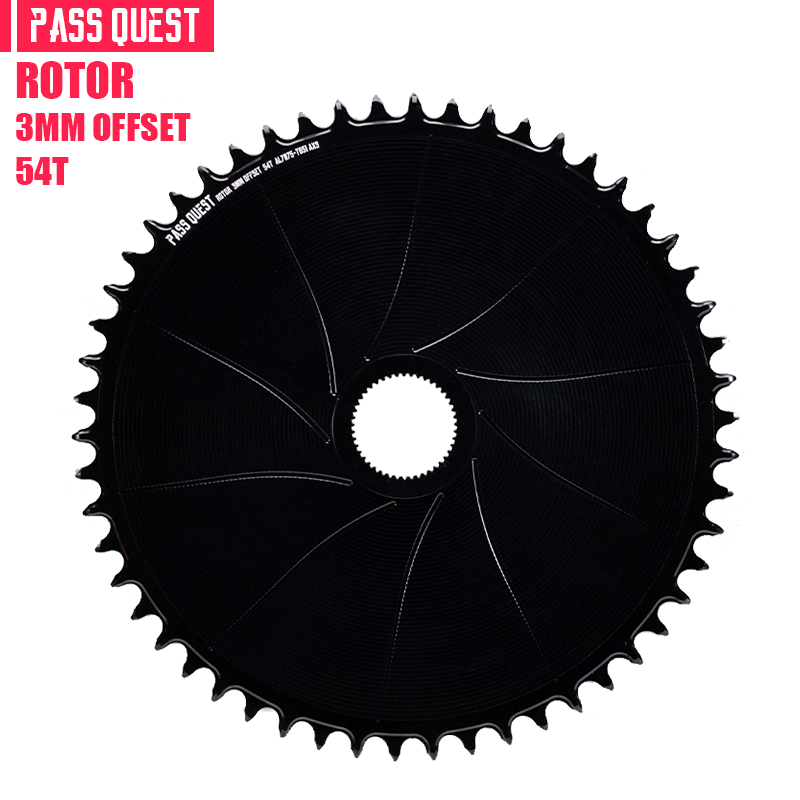 ROTOR (3mm offset ) AERO Round Narrow Wide Chainring