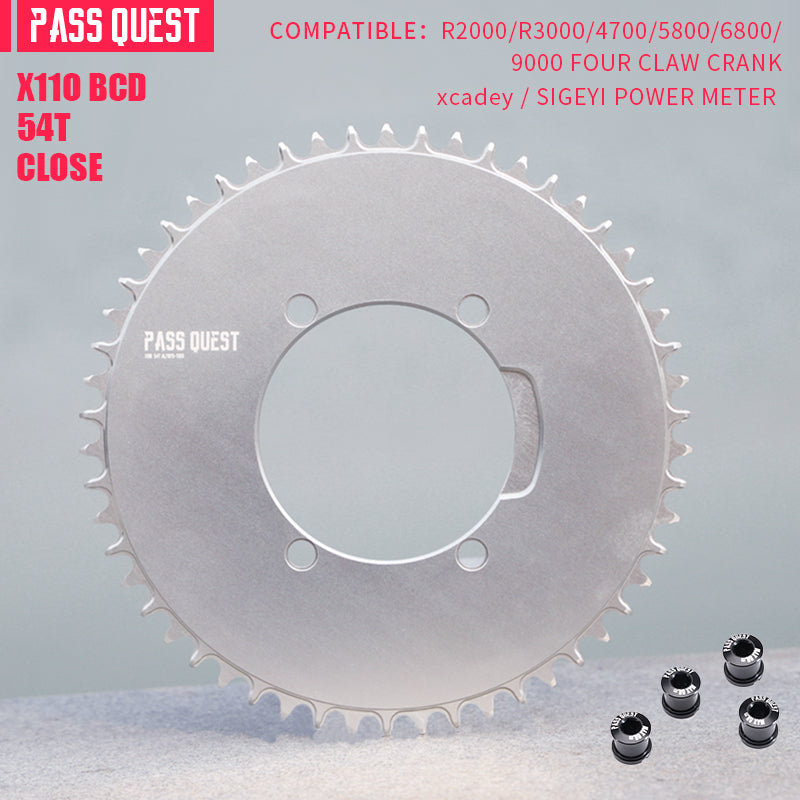 SHIMANO X110BCD (4-bolt AERO)  Round Narrow Wide Chainring