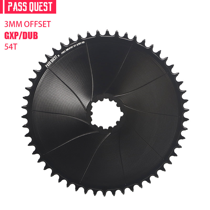 SRAM GXP/DUB ( 3mm offset) GRAVEL/ROAD Narrow Wide Chainring 36-56T /AXS