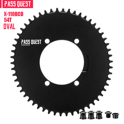 SHIMANO X110BCD (4-bolt AERO) Oval Narrow Wide Chainring