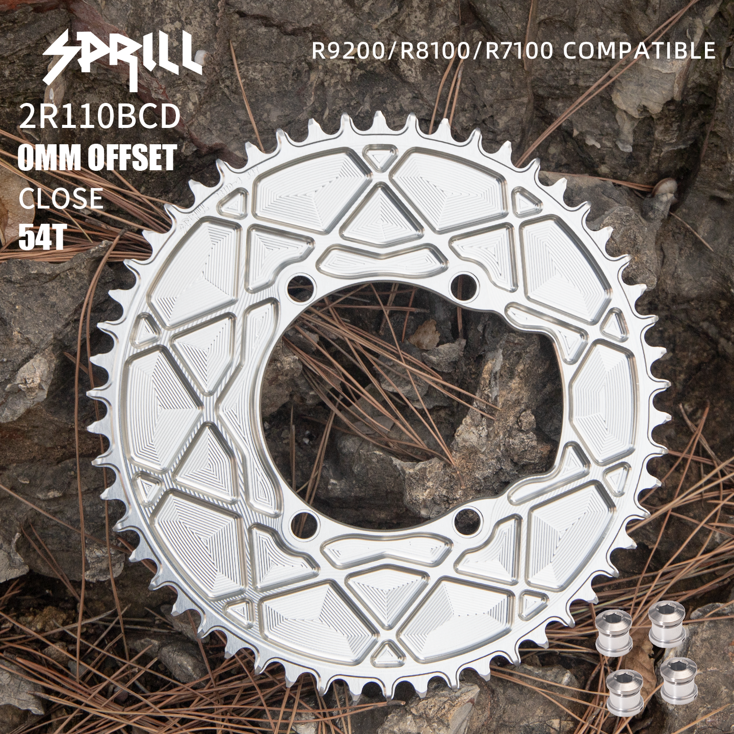 SHIMANO R9200 R8100 R7100 110BCD High strength AERO Narrow Wide Chainring 54-66T