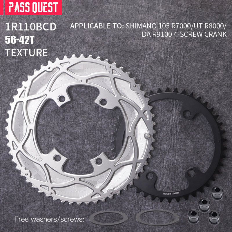 110BCD 2X R9100 R8000 R7000 Sprocket Crankshaft set Road bike Gravel bike 11-12S
