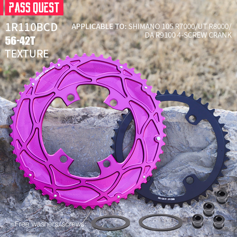 110BCD 2X R9100 R8000 R7000 Sprocket Crankshaft set Road bike Gravel bike 11-12S