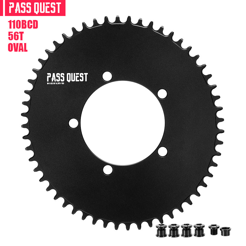 110BCD (5-bolt AERO) Oval Road Bike Fold Bike Narrow Wide Chainring