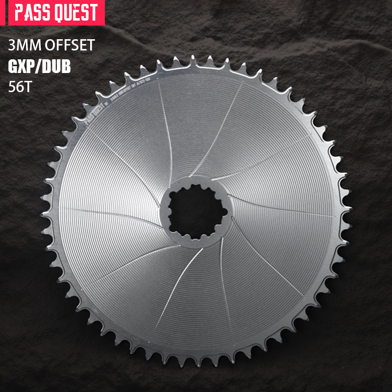 SRAM GXP/DUB ( 3mm offset) GRAVEL/ROAD Narrow Wide Chainring 36-56T /AXS