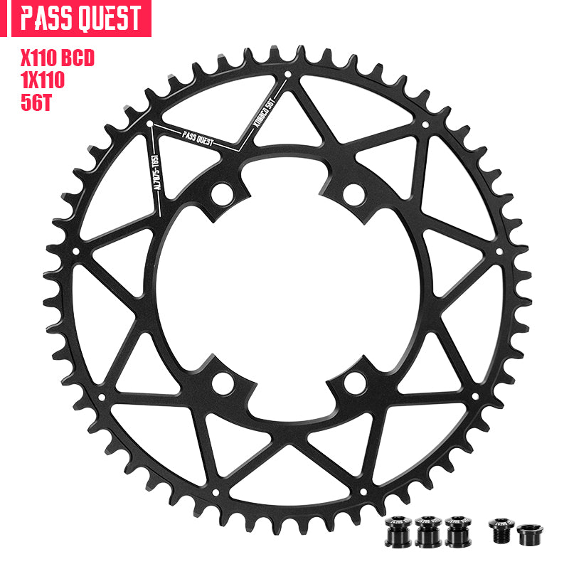 SHIMANO X110BCD (4-bolt ) Round Narrow Wide Chainring