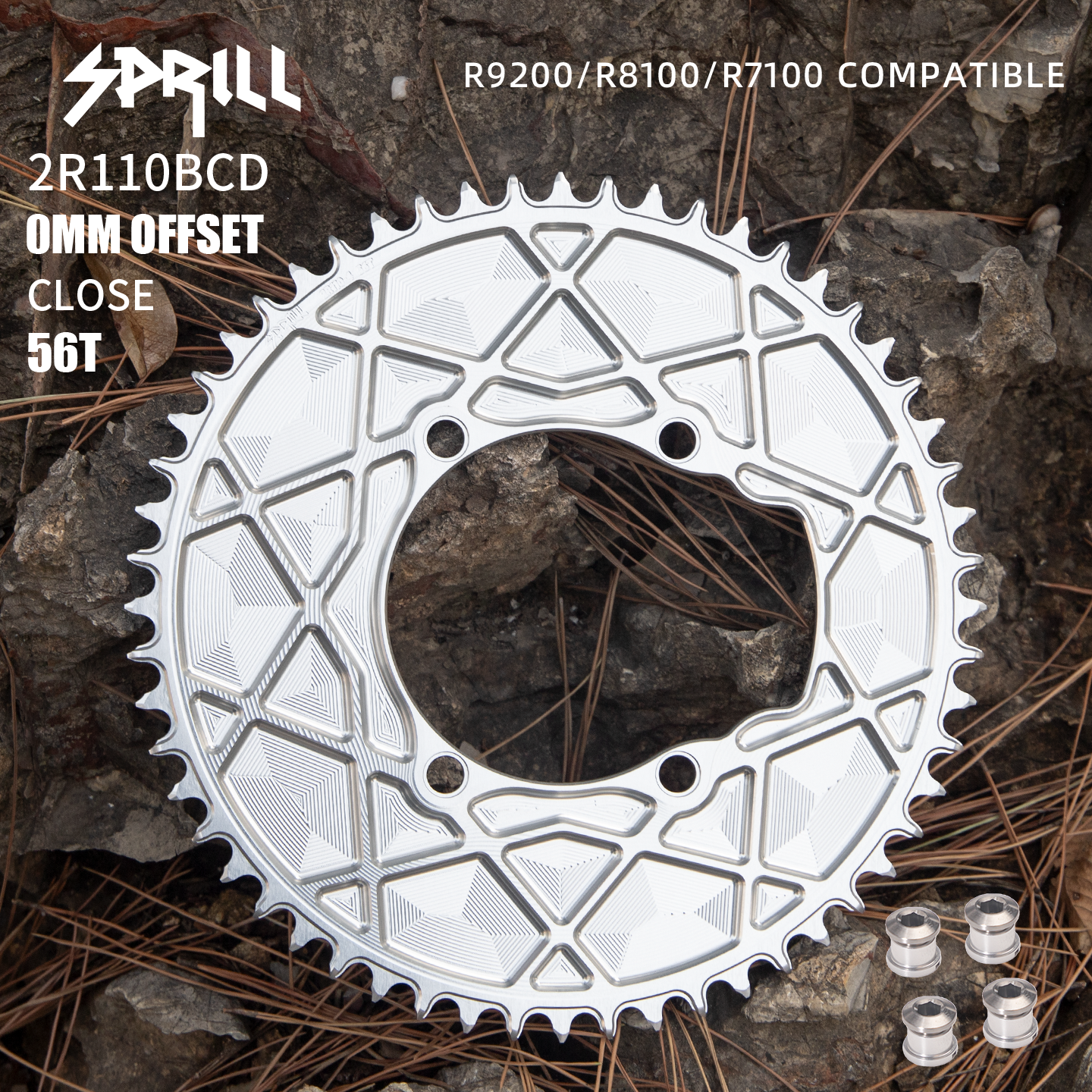 SHIMANO R9200 R8100 R7100 110BCD High strength AERO Narrow Wide Chainring 54-66T