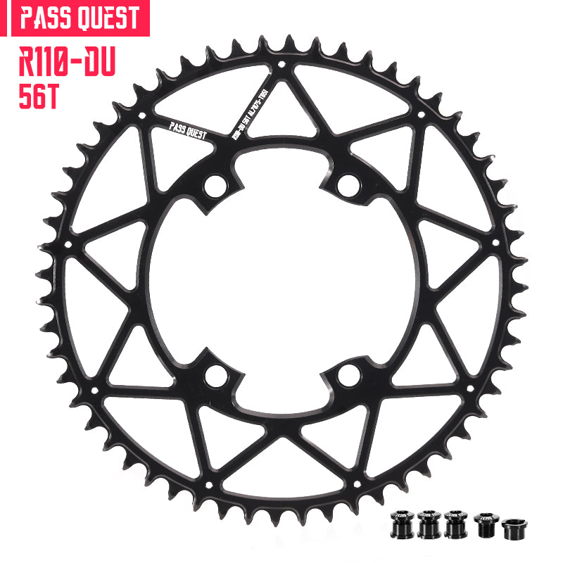 110BCD R9200 R8100 R7100 (4-bolt AERO) Round Narrow Wide Chainring