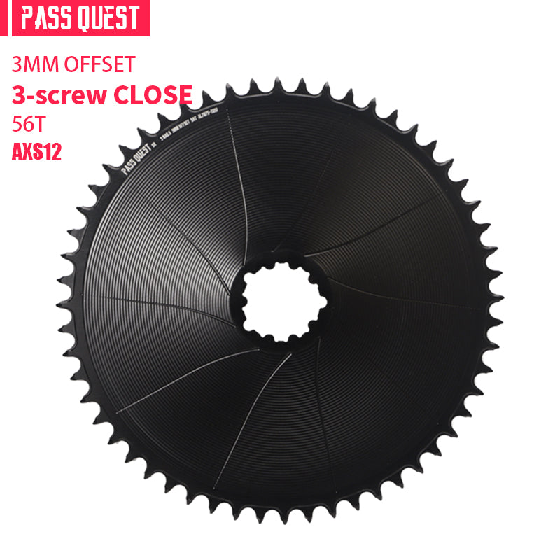 SRAM GXP/DUB ( 3mm offset) GRAVEL/ROAD Narrow Wide Chainring 40-56T AXS