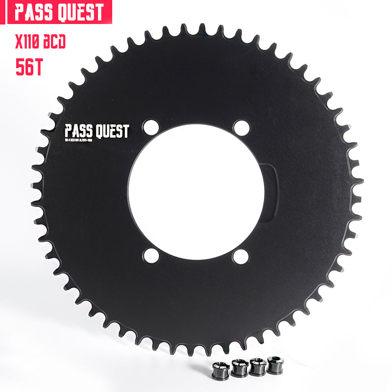 SHIMANO X110BCD (4-bolt AERO)  Round Narrow Wide Chainring