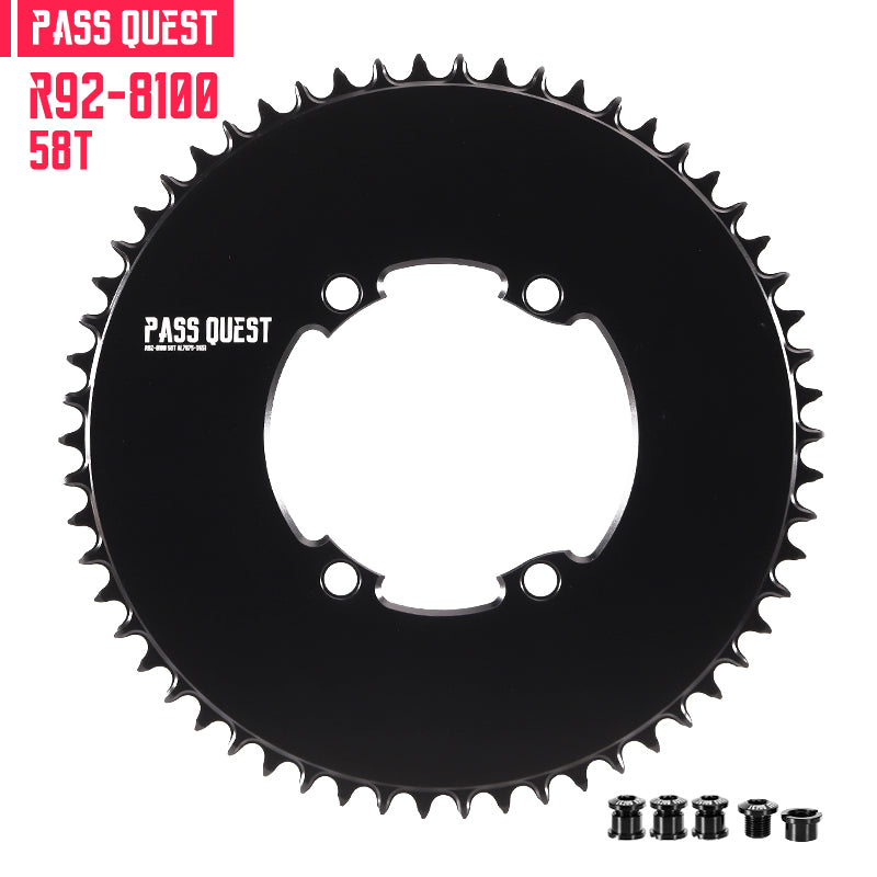 110BCD R9200 R8100 R7100 (4-bolt AERO) Round Narrow Wide Chainring