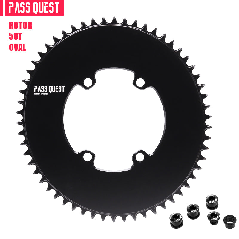 ROTOR-110BCD Oval AERO Narrow Wide Chainring