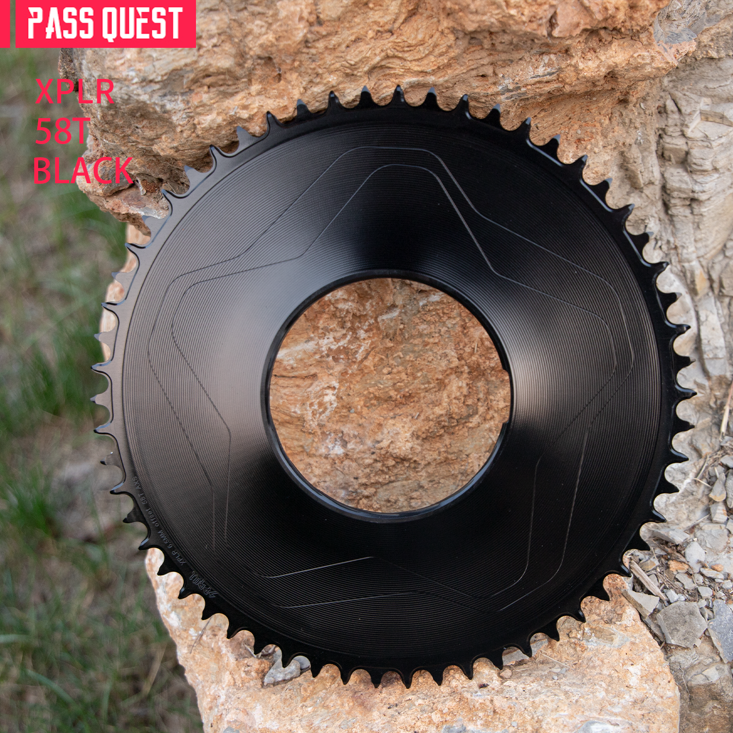 PASS QUEST Direct-Mount Threaded Chainring for SRAM XPLR AXS (12/13-Speed) – Narrow-Wide Profile (30-62T)