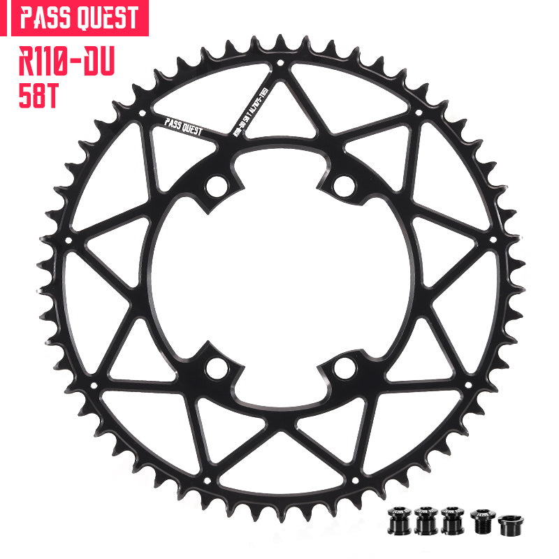 110BCD R9200 R8100 R7100 (4-bolt AERO) Round Narrow Wide Chainring