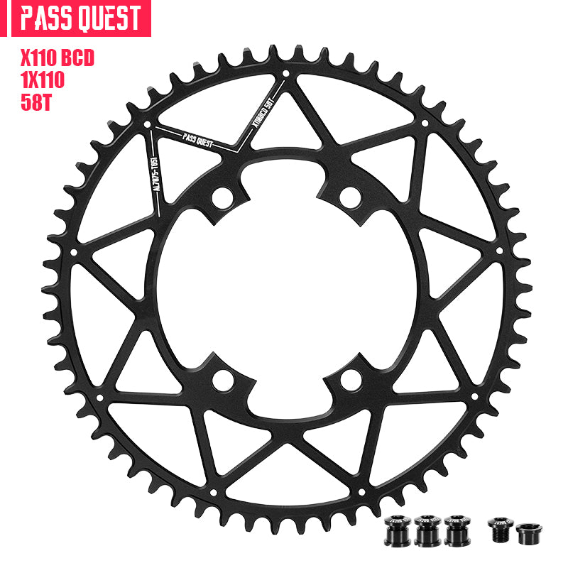 SHIMANO X110BCD (4-bolt ) Round Narrow Wide Chainring