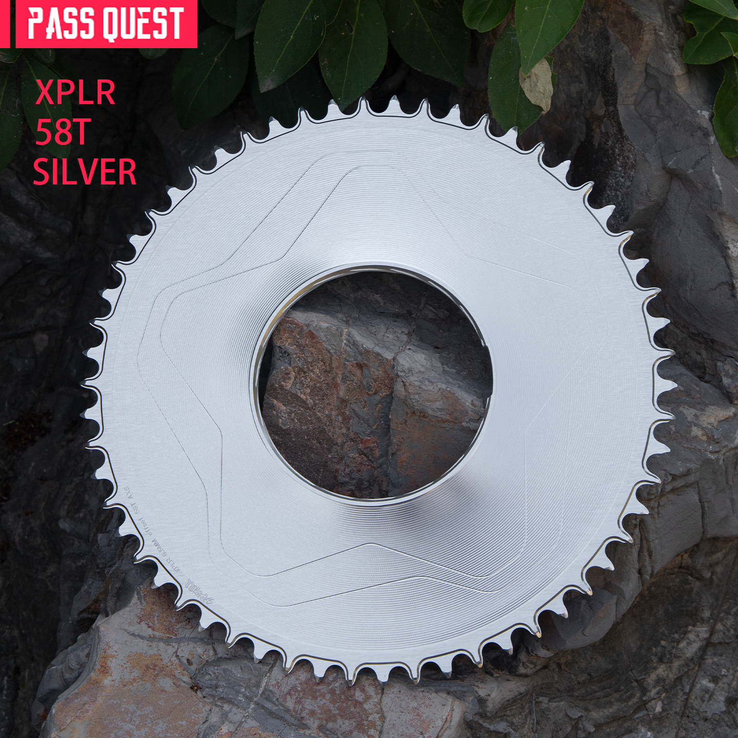 PASS QUEST Direct-Mount Threaded Chainring for SRAM XPLR AXS (12/13-Speed) – Narrow-Wide Profile (30-62T)
