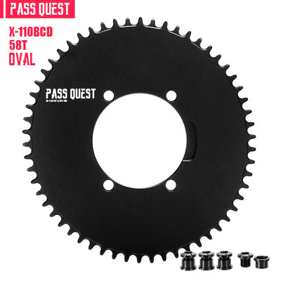 SHIMANO X110BCD (4-bolt AERO) Oval Narrow Wide Chainring