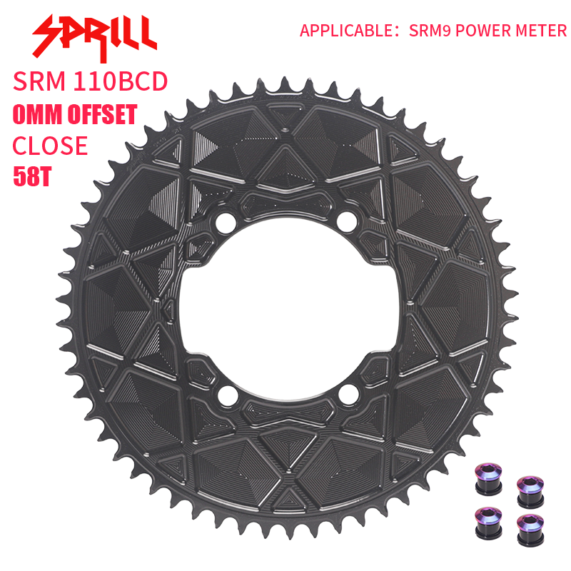 SRAM SRM 110BCD High strength AERO Narrow Wide Chainring 54-66T