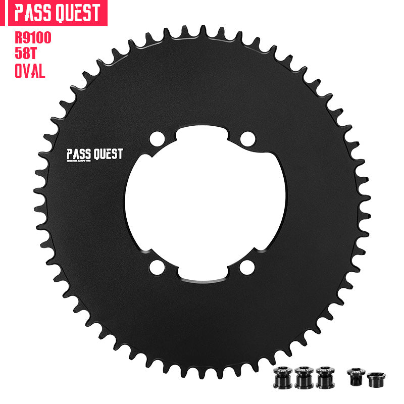 SHIMANO R9100 BCD (4-bolt AERO) Oval Narrow Wide Chainring