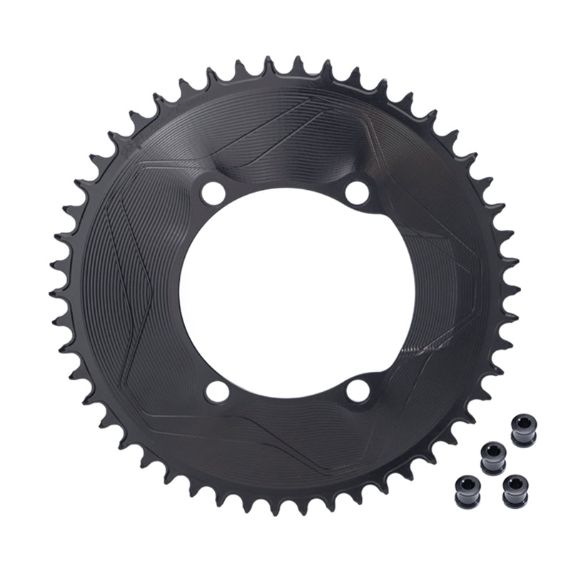 PASS QUEST SPRILL R9200 R8100 R7100 3mm offset (4-bolt AERO) Round Narrow Wide Chainring