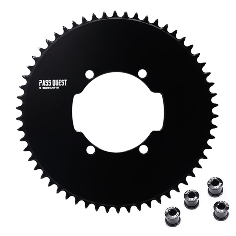 PASS QUEST SR-110 BCD (4-bolt AERO) Round AERO Narrow Wide Chainring