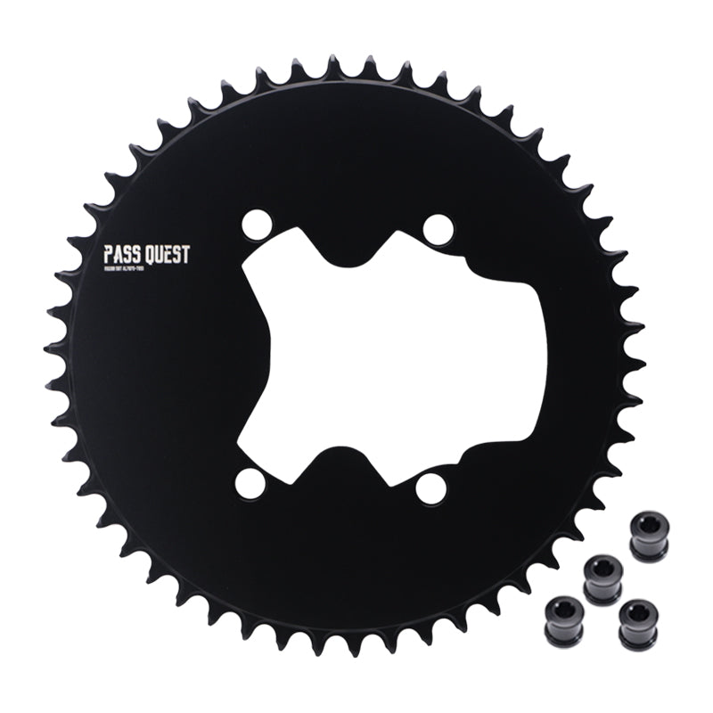 SHIMANO 110BCD R9200 R8100  (4-bolt AERO) Completely closed Round Narrow Wide Chainring
