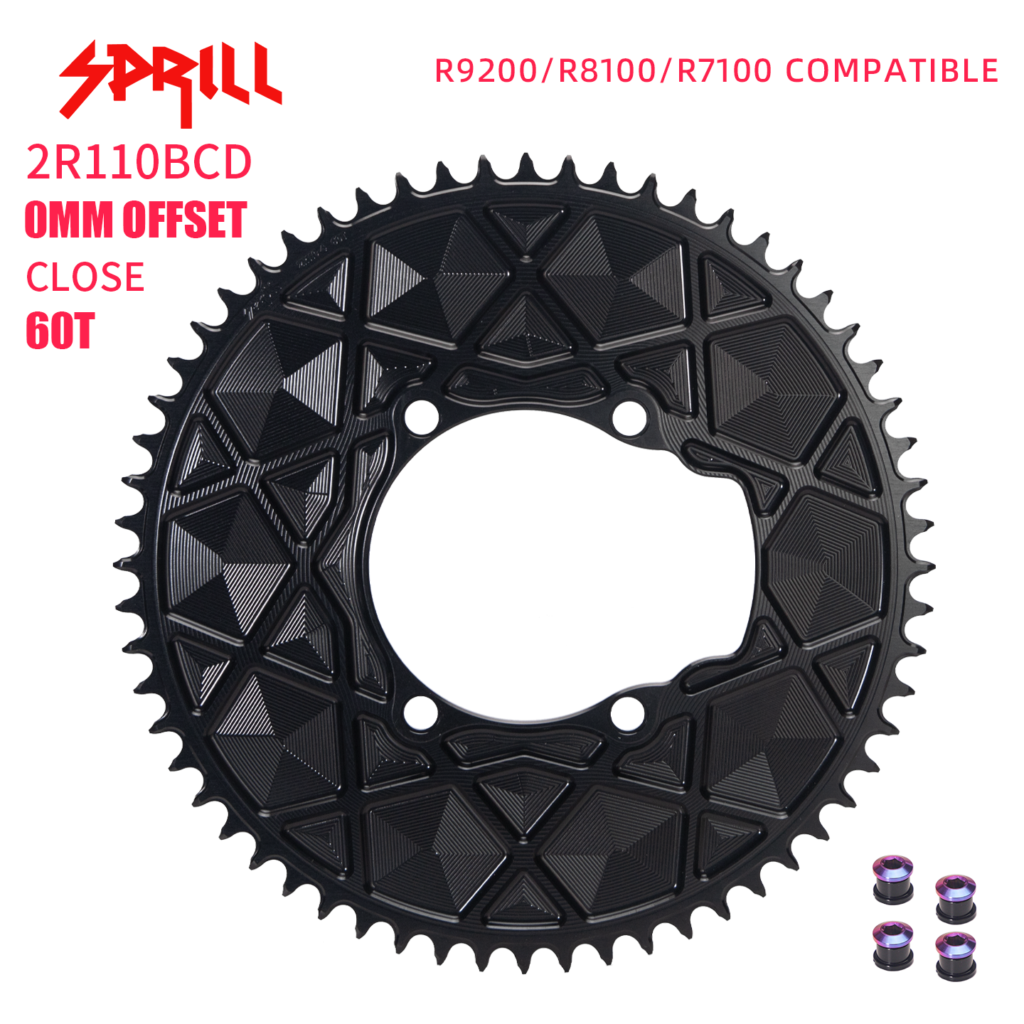 SHIMANO 110BCD R9200 R8100 R7100 High strength AERO Narrow Wide Chainring