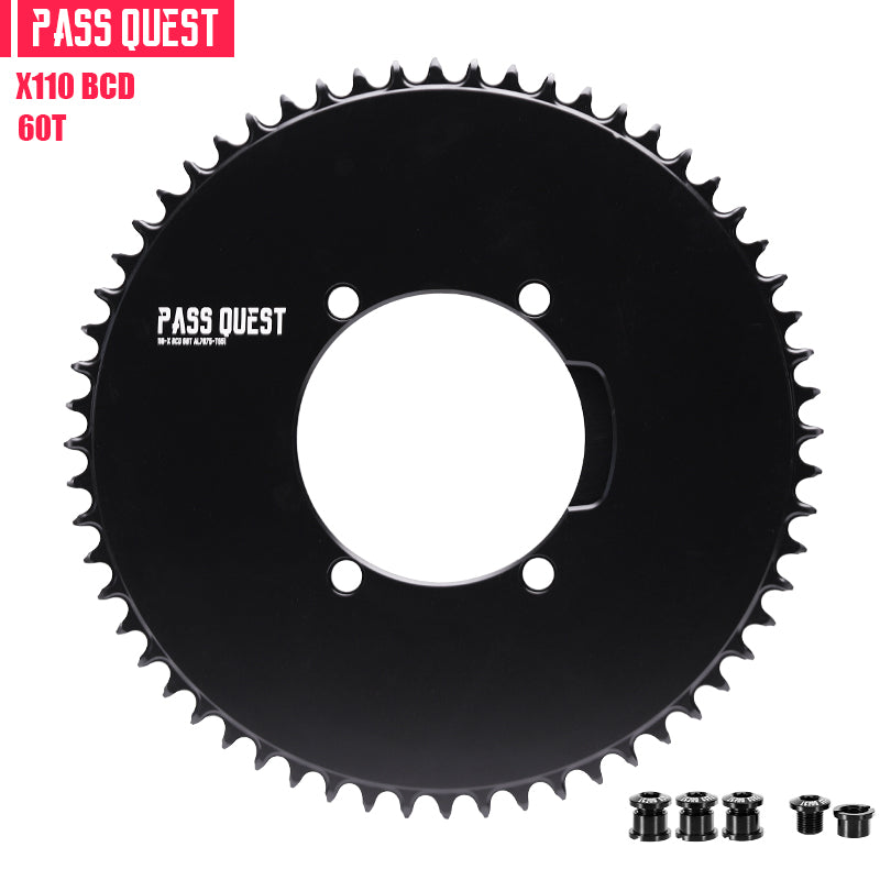 SHIMANO X110BCD (4-bolt AERO)  Round Narrow Wide Chainring