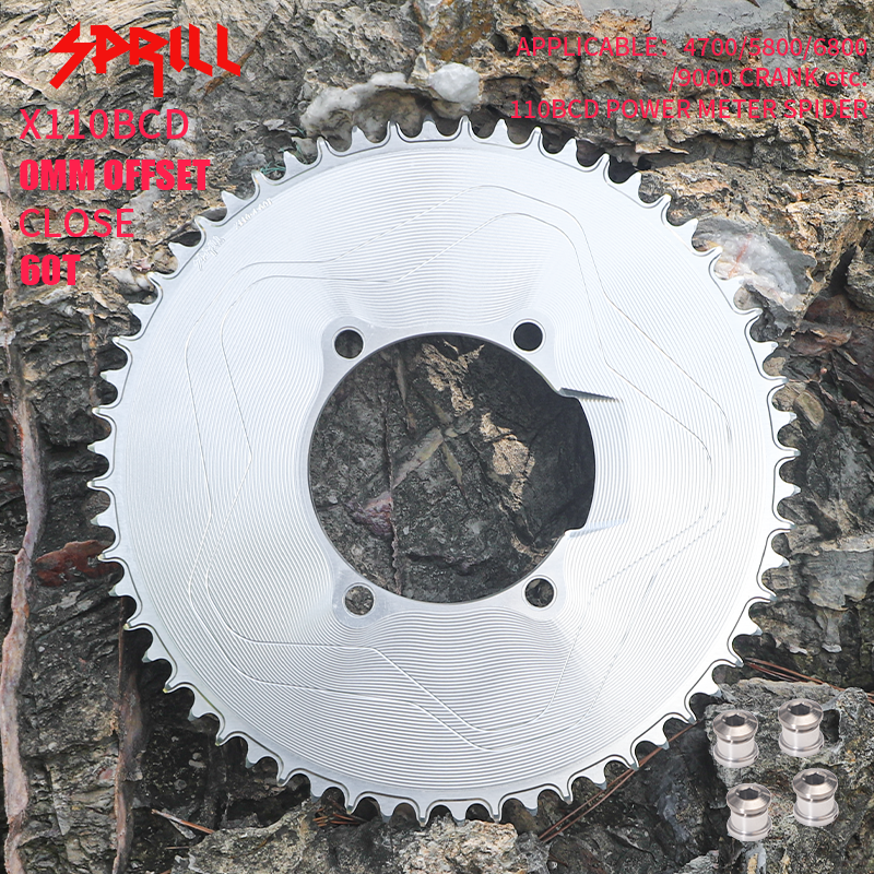 PASS QUEST X110BCD High strength AERO STAR Narrow Wide Chainring 56-66T