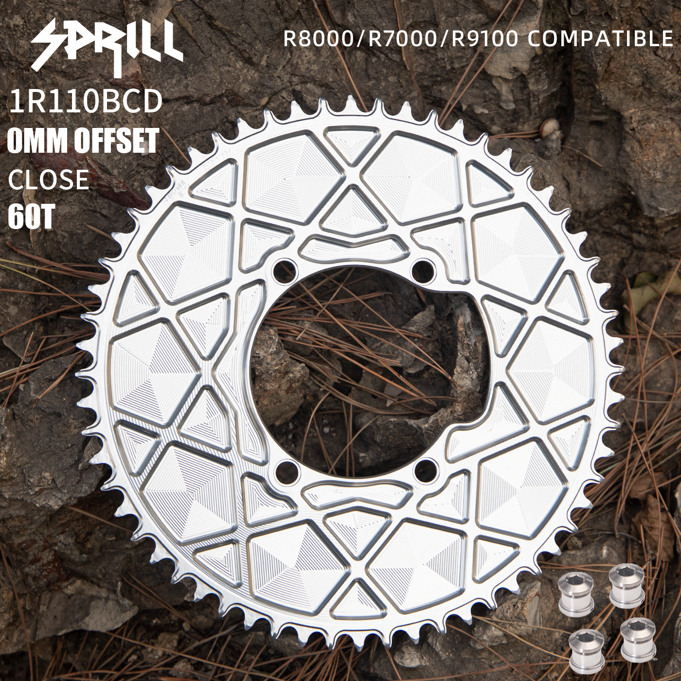 SHIMANO 110BCD R8000 R7000 R9100 High strength AERO Narrow Wide Chainring