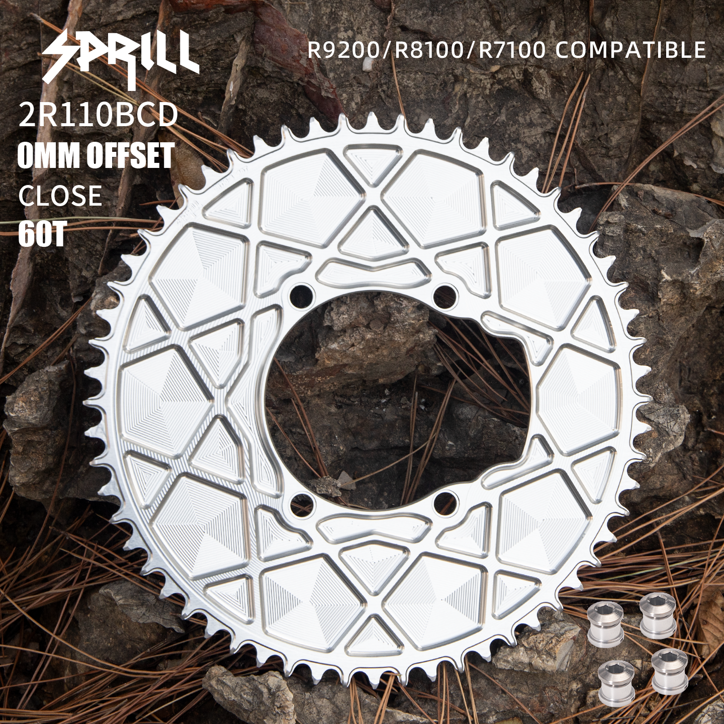 SHIMANO R9200 R8100 R7100 110BCD High strength AERO Narrow Wide Chainring 54-66T
