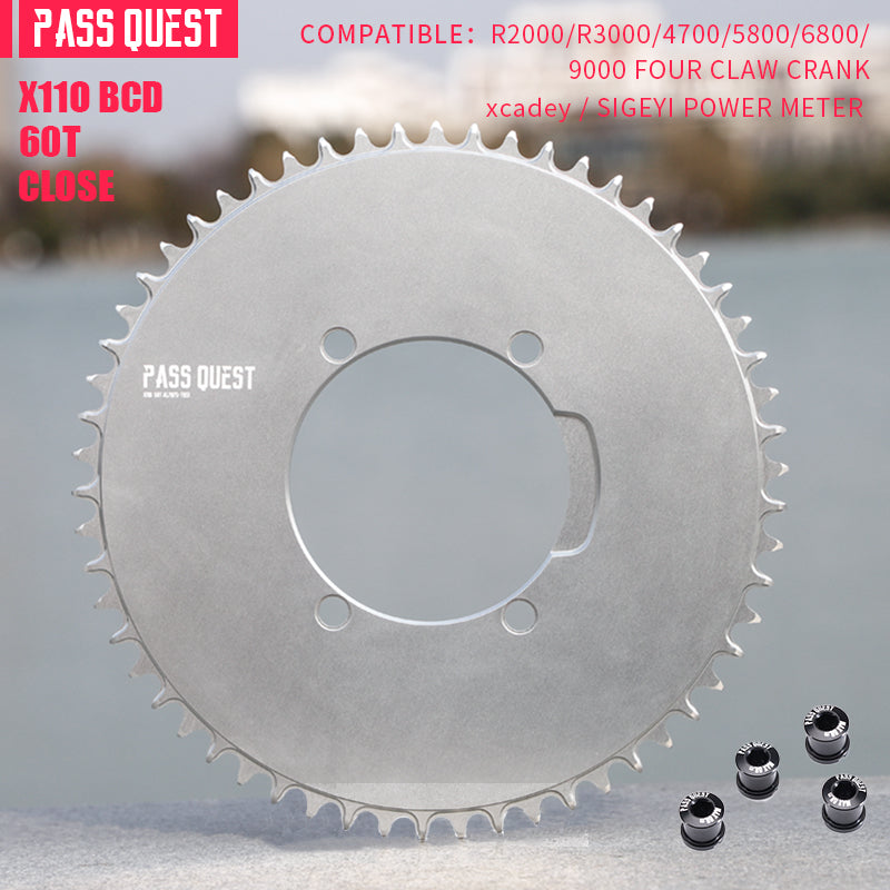 SHIMANO X110BCD (4-bolt AERO)  Round Narrow Wide Chainring