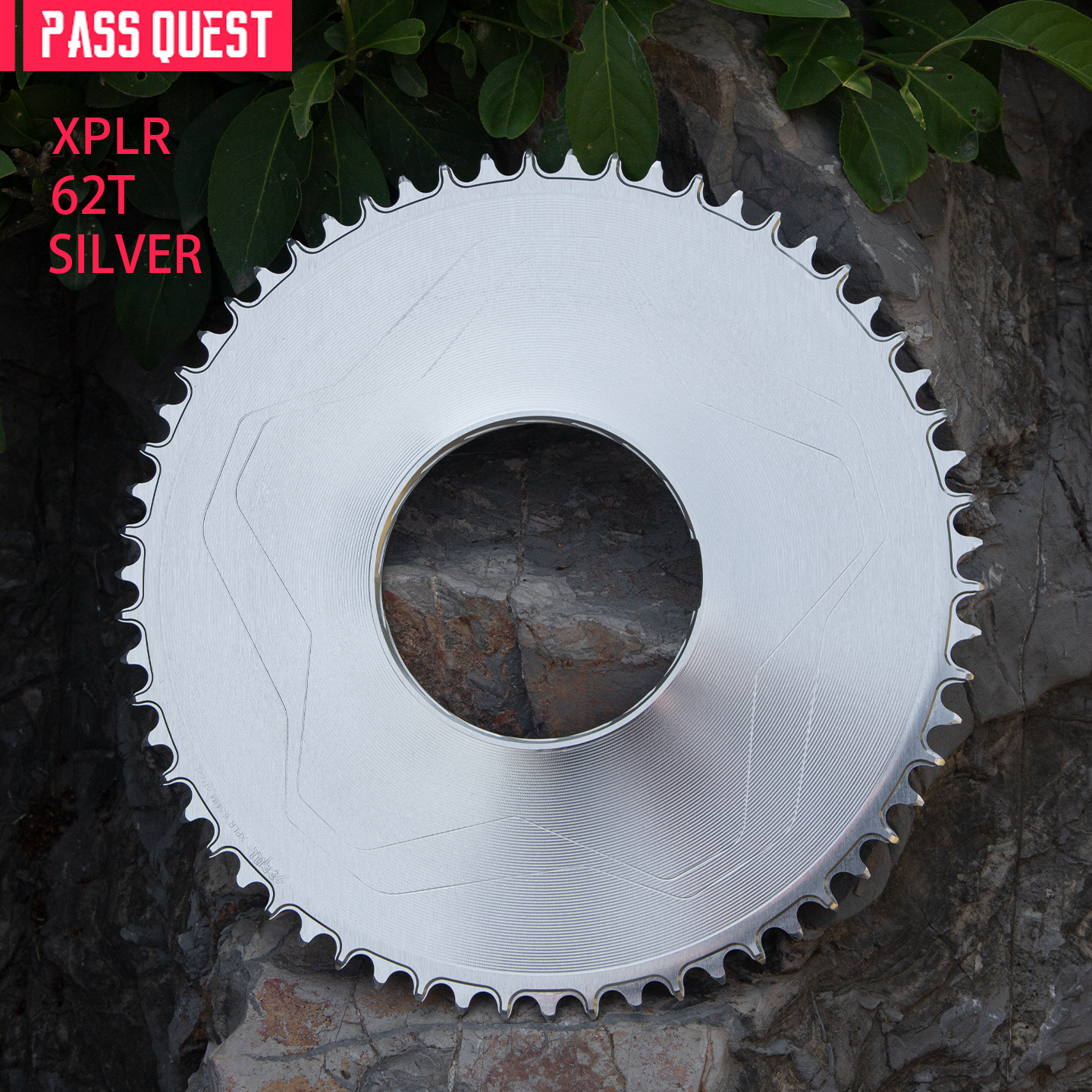 PASS QUEST Direct-Mount Threaded Chainring for SRAM XPLR AXS (12/13-Speed) – Narrow-Wide Profile (30-62T)