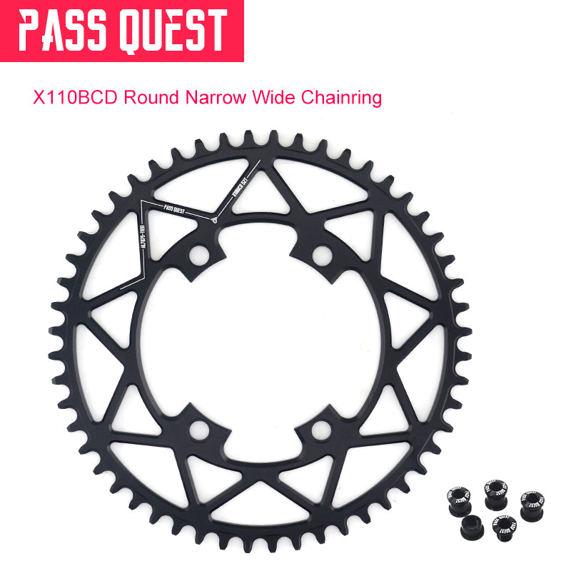 SHIMANO X110BCD (4-bolt ) Round Narrow Wide Chainring