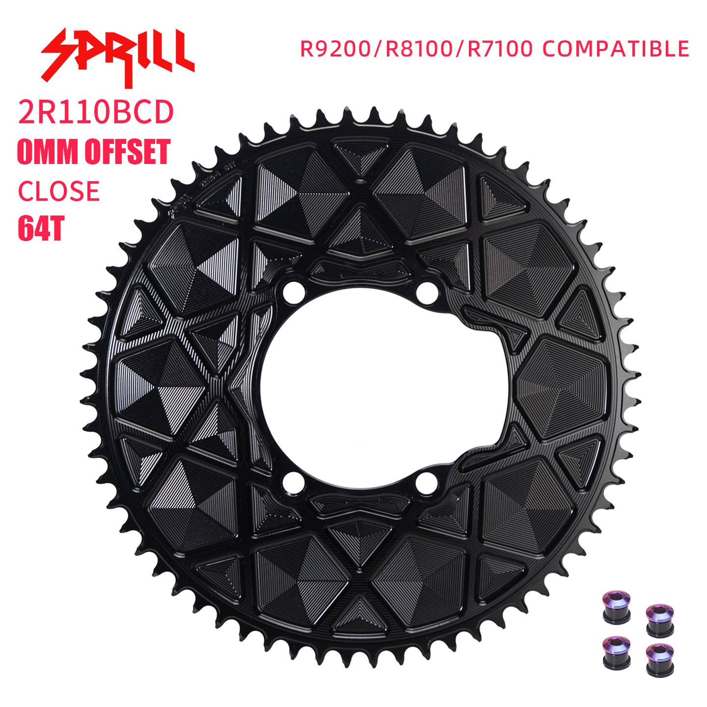 SHIMANO 110BCD R9200 R8100 R7100 High strength AERO Narrow Wide Chainring