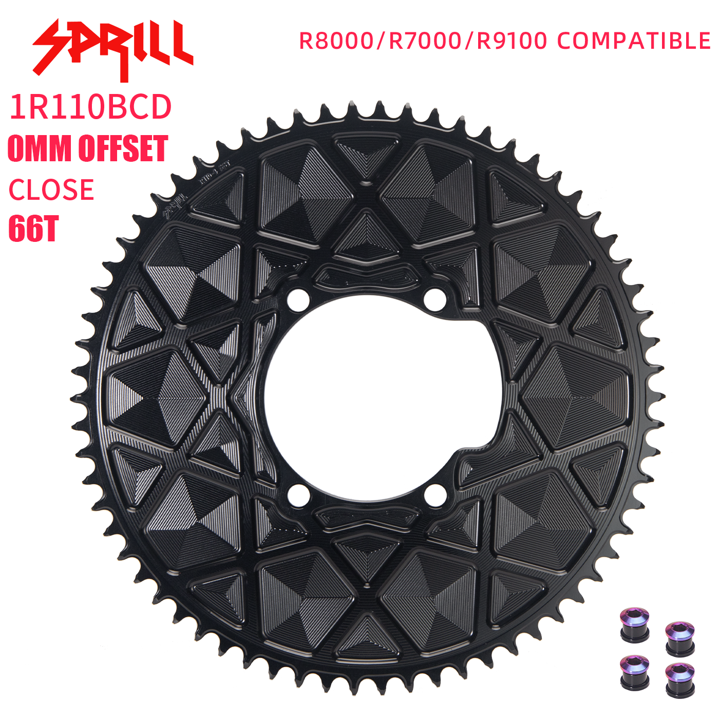 SHIMANO 110BCD R8000 R7000 R9100 High strength AERO Narrow Wide Chainring