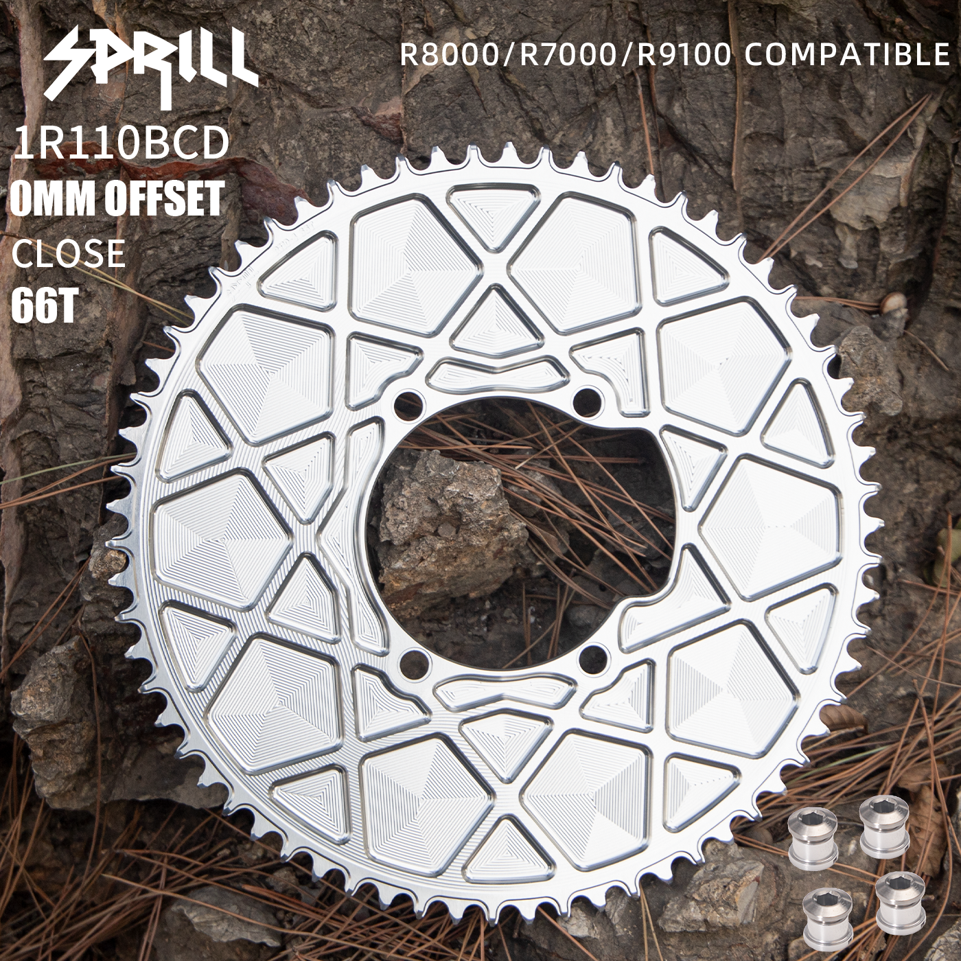 SHIMANO 110BCD R8000 R7000 R9100 High strength AERO Narrow Wide Chainring