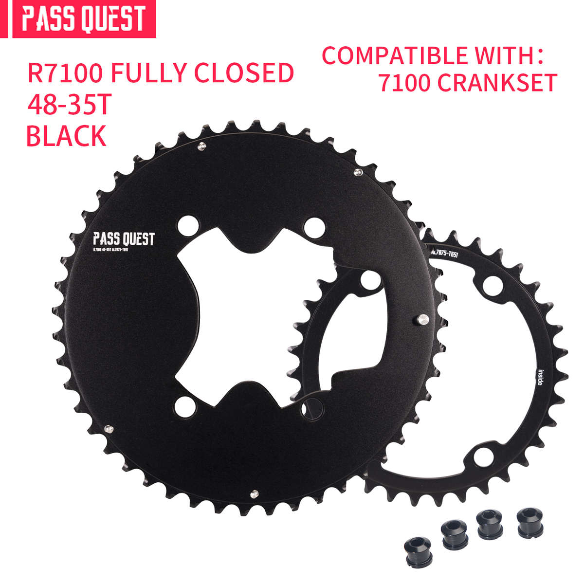 SHIMANO 110BCD R9200 R8100 2X Completely closed Round Road bike Gravel bike 11-12S