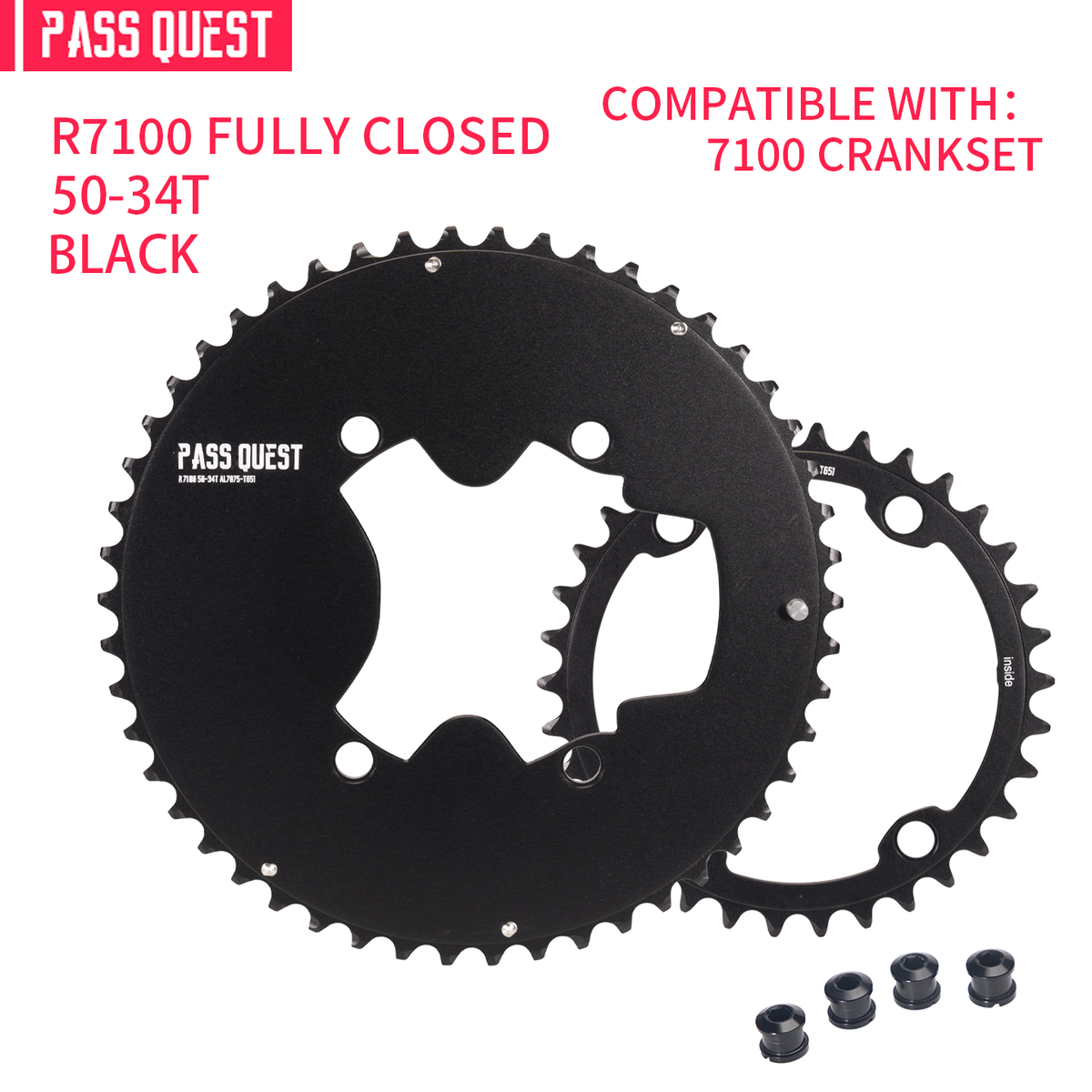 SHIMANO 110BCD R9200 R8100 2X Completely closed Round Road bike Gravel bike 11-12S