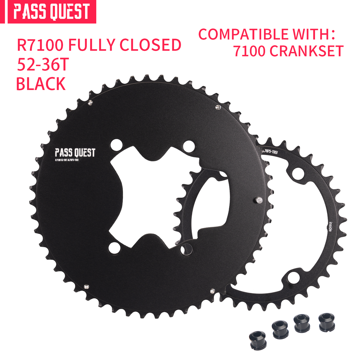 SHIMANO 110BCD R9200 R8100 2X Completely closed Round Road bike Gravel bike 11-12S