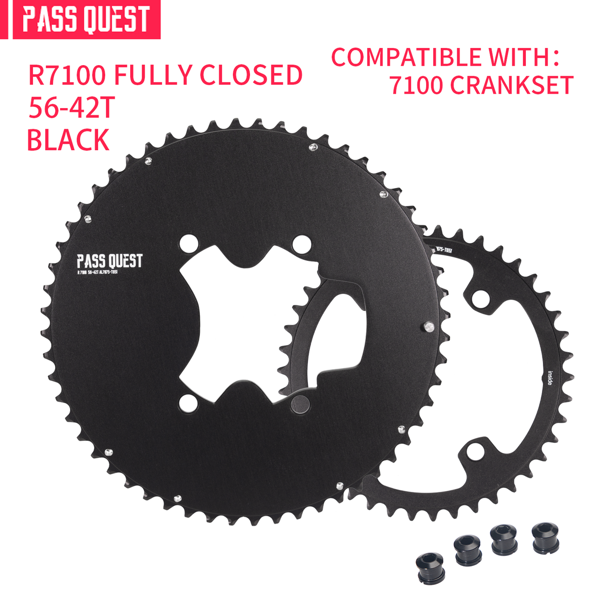 SHIMANO 110BCD R9200 R8100 2X Completely closed Round Road bike Gravel bike 11-12S