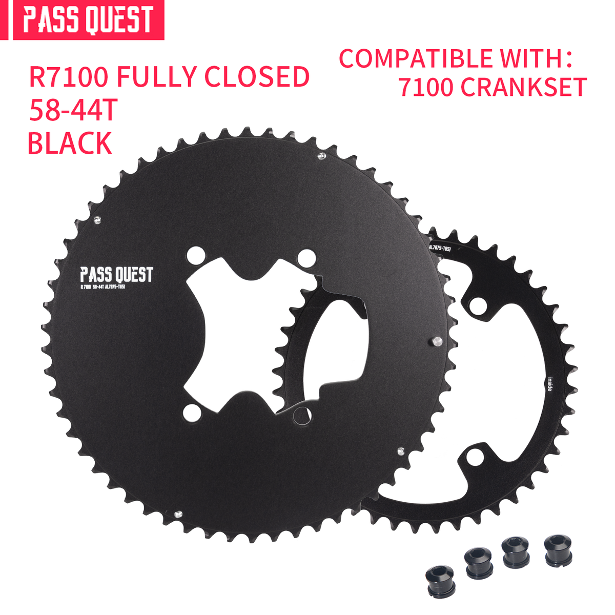 SHIMANO 110BCD R9200 R8100 2X Completely closed Round Road bike Gravel bike 11-12S