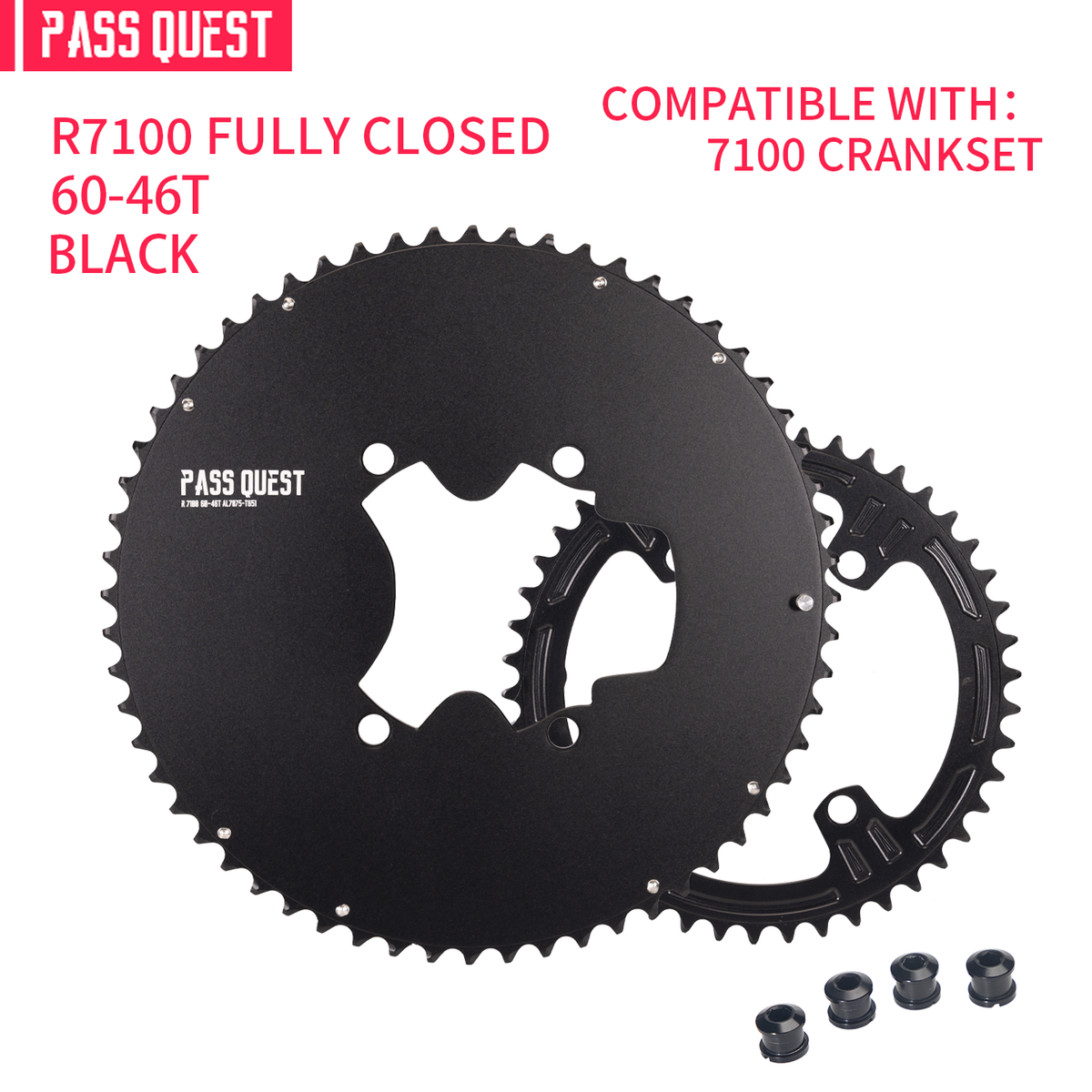 SHIMANO 110BCD R9200 R8100 2X Completely closed Round Road bike Gravel bike 11-12S