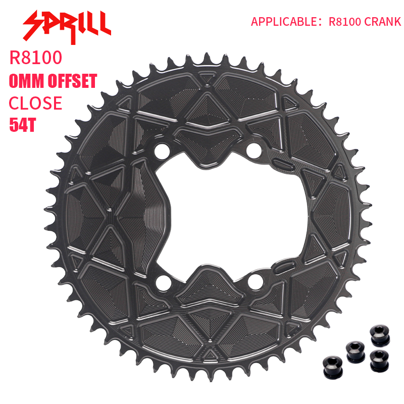 PASS QUEST fully enclosed positive and negative gears for TT riders. Thickest part 5mm. Suitable forR8100/ R9200, 54T-66T.