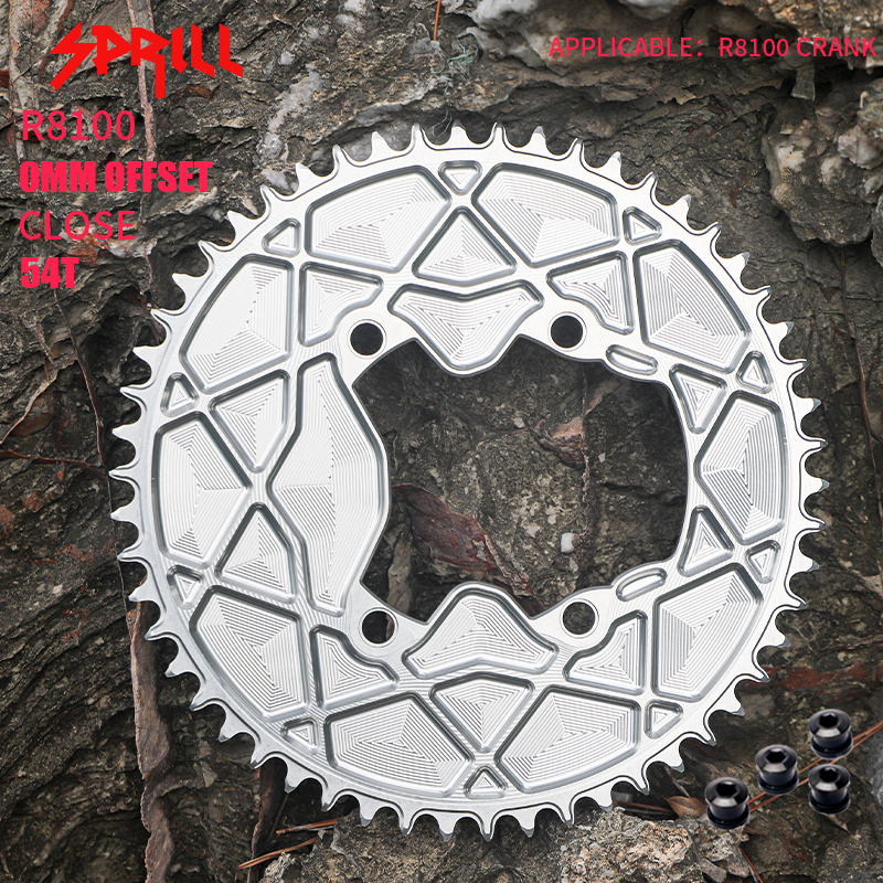 PASS QUEST fully enclosed positive and negative gears for TT riders. Thickest part 5mm. Suitable forR8100/ R9200, 54T-66T.