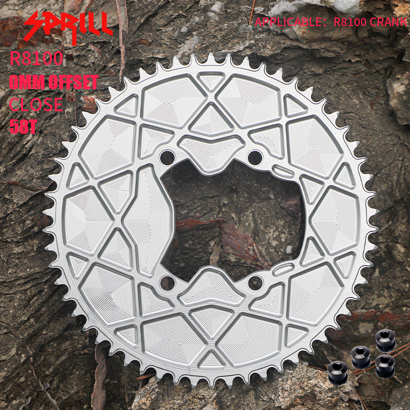 PASS QUEST fully enclosed positive and negative gears for TT riders. Thickest part 5mm. Suitable forR8100/ R9200, 54T-66T.