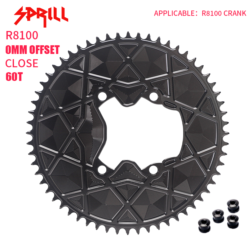 PASS QUEST fully enclosed positive and negative gears for TT riders. Thickest part 5mm. Suitable forR8100/ R9200, 54T-66T.