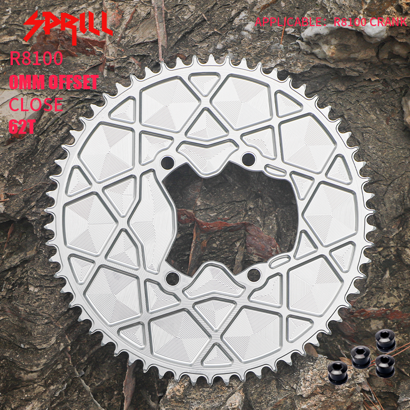 PASS QUEST fully enclosed positive and negative gears for TT riders. Thickest part 5mm. Suitable forR8100/ R9200, 54T-66T.