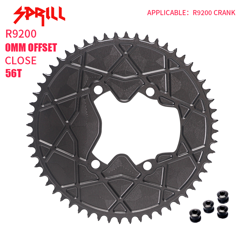 PASS QUEST fully enclosed positive and negative gears for TT riders. Thickest part 5mm. Suitable forR8100/ R9200, 54T-66T.